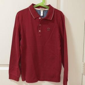 Diesel boy's long sleeve polo shirt